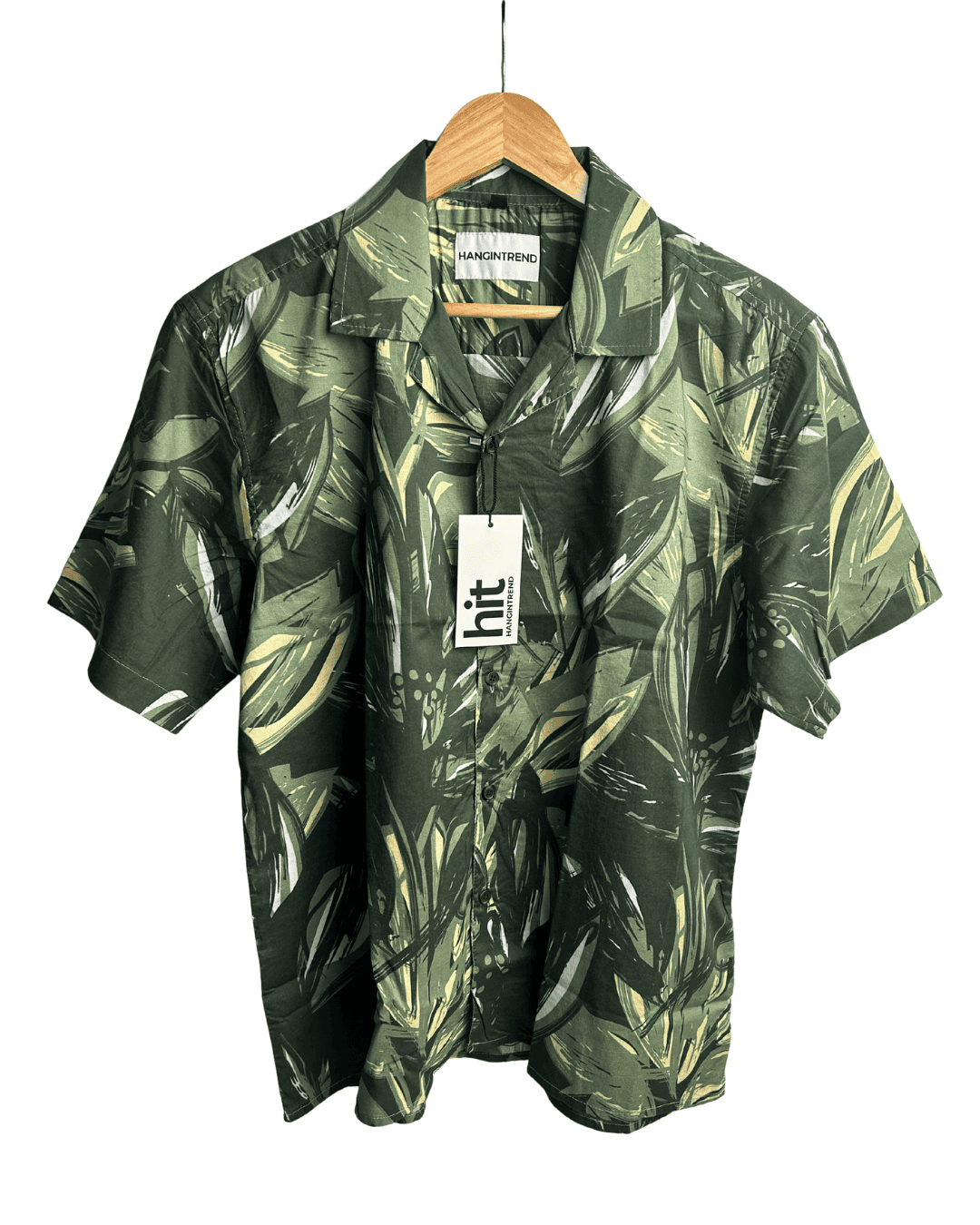 Best Forest Cuban Collar Shirt