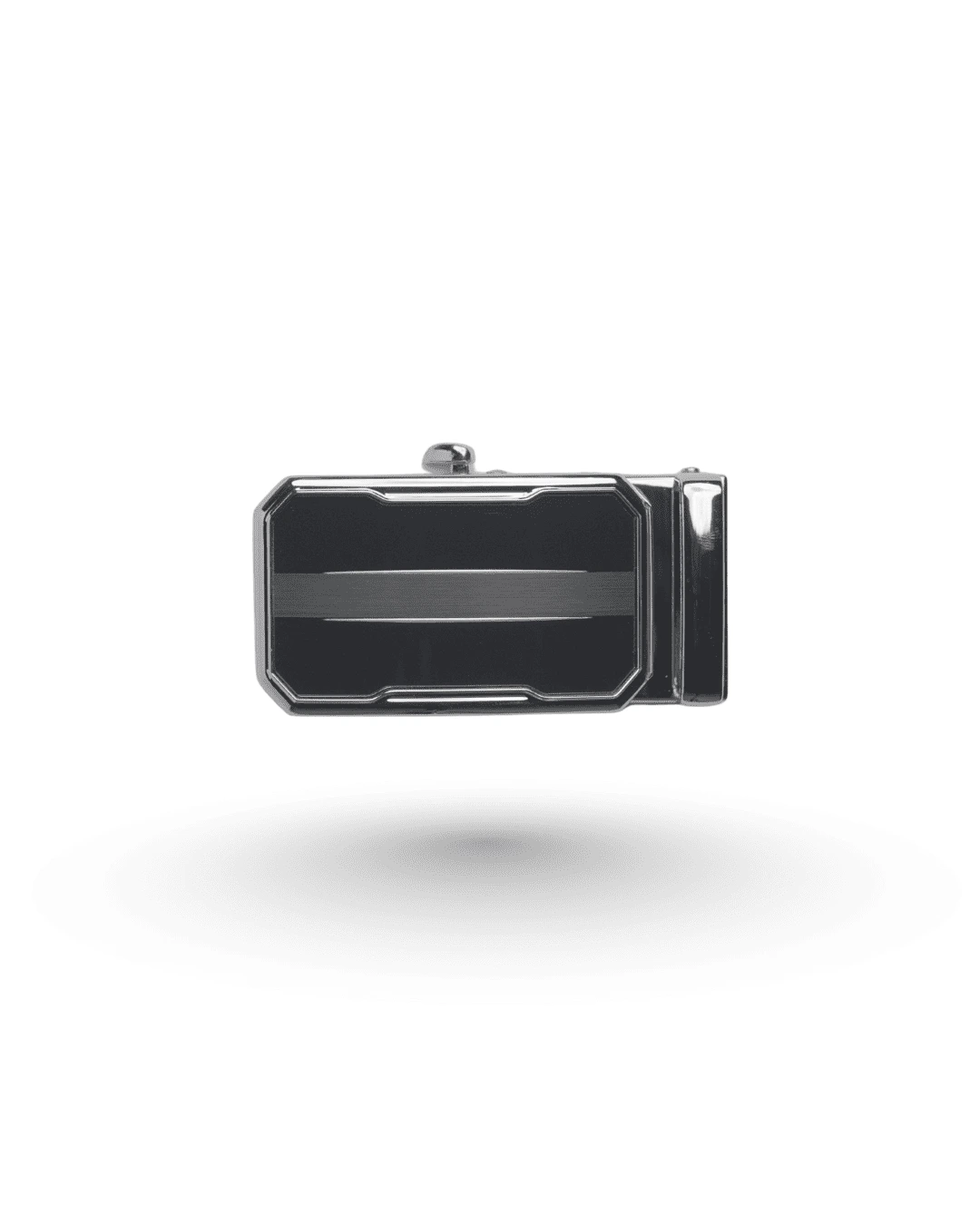 Belt Buckle Auto-lock - Silver Black 1